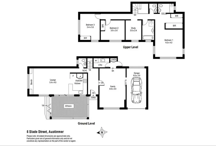 Floorplan of Homely semi-detached listing, 5 Slade Street, Austinmer NSW 2515