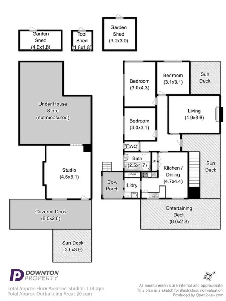 Floorplan of Homely house listing, 16 Burton Street, Glenorchy TAS 7010