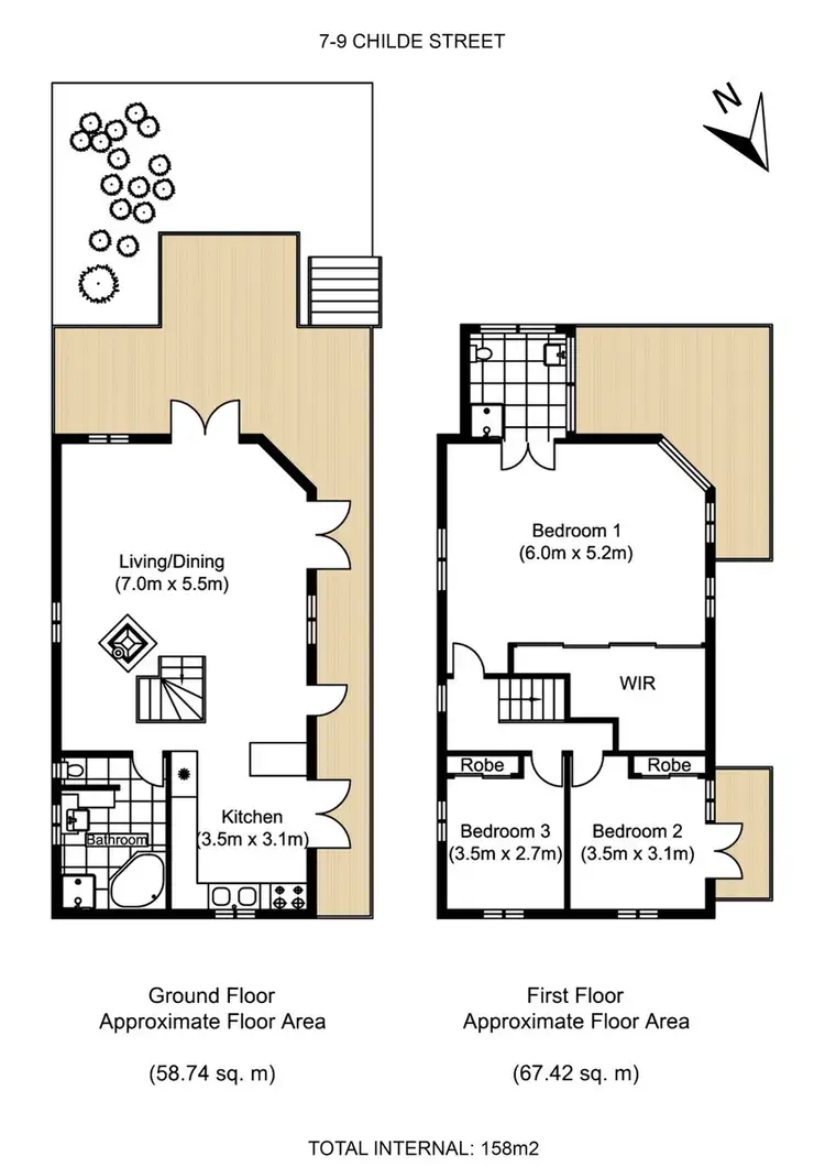 Floorplan of Homely house listing, 7-9 Childe Street, Byron Bay NSW 2481