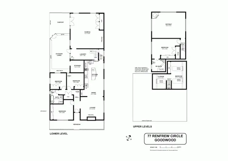Floorplan of Homely house listing, 77 Renfrew Circle, Goodwood TAS 7010