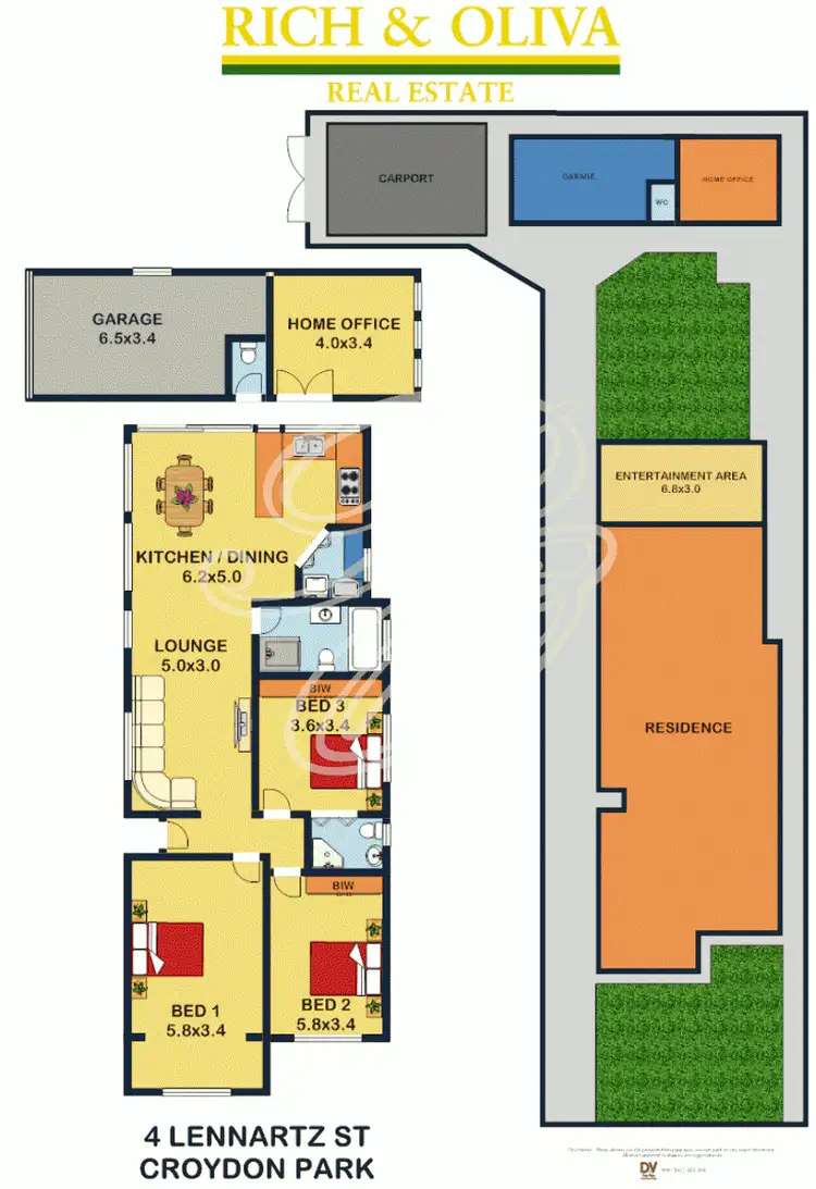 Floorplan of Homely house listing, 4 Lennartz Street, Croydon Park NSW 2133