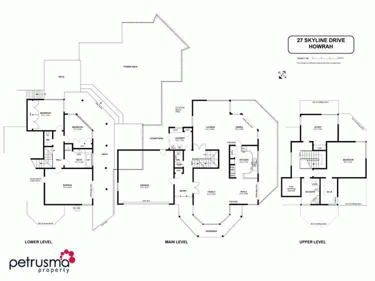Floorplan of Homely house listing, 27 Skyline Drive, Howrah TAS 7018