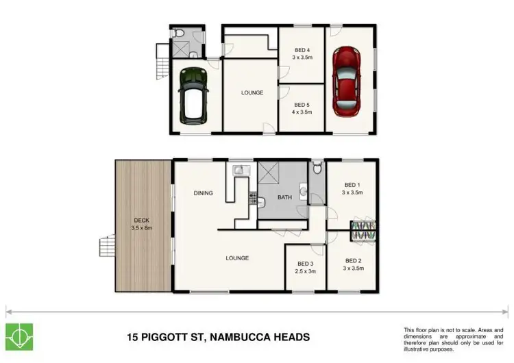 Floorplan of Homely house listing, 15 Piggott Street, Nambucca Heads NSW 2448