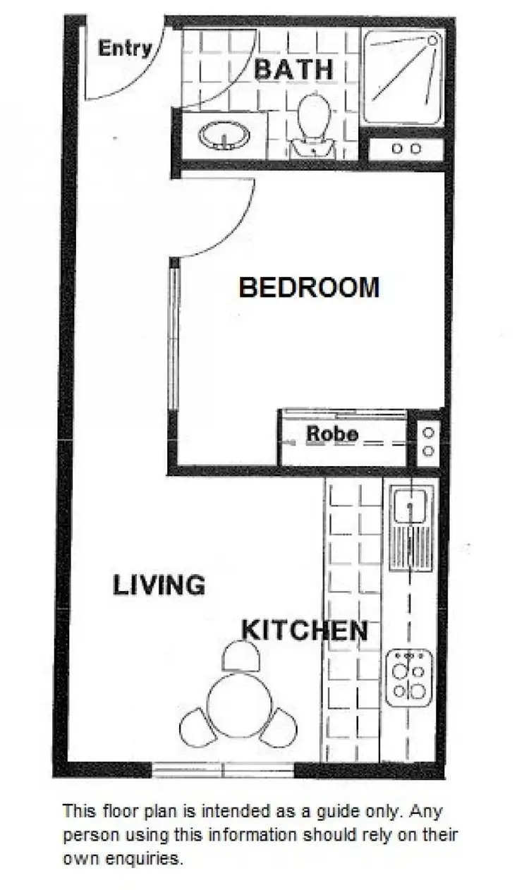 Floorplan of Homely apartment listing, 507/106-116 A'Beckett Street, Melbourne VIC 3000