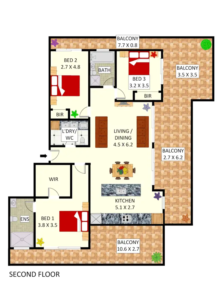 Floorplan of Homely apartment listing, 10/16-17 South Parade, Campsie NSW 2194