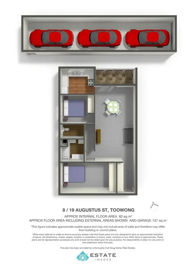 Floorplan of Homely unit listing, 8/19 Augustus Street, Toowong QLD 4066