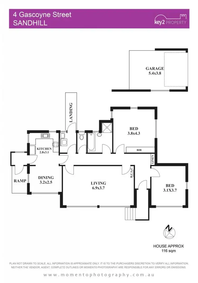 Floorplan of Homely house listing, 4 Gascoyne Street, Kings Meadows TAS 7249