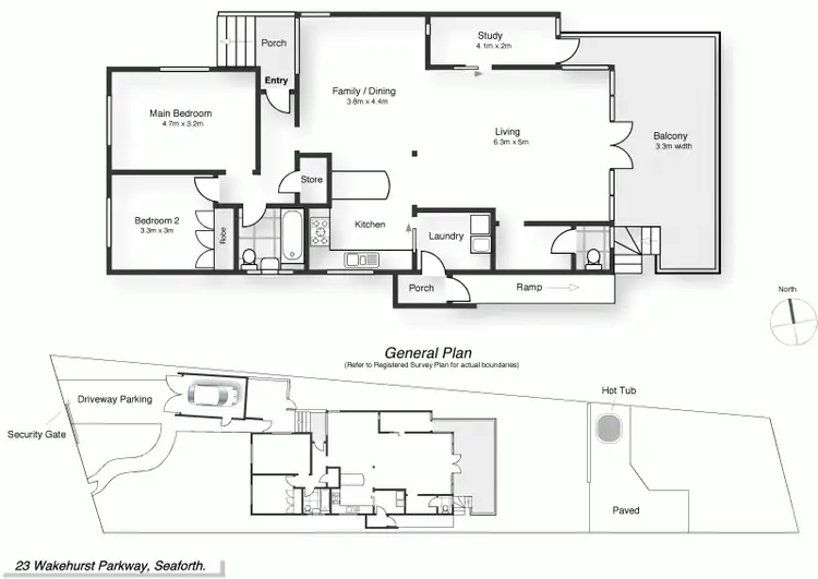 Floorplan of Homely house listing, 23 Wakehurst Parkway, Seaforth NSW 2092