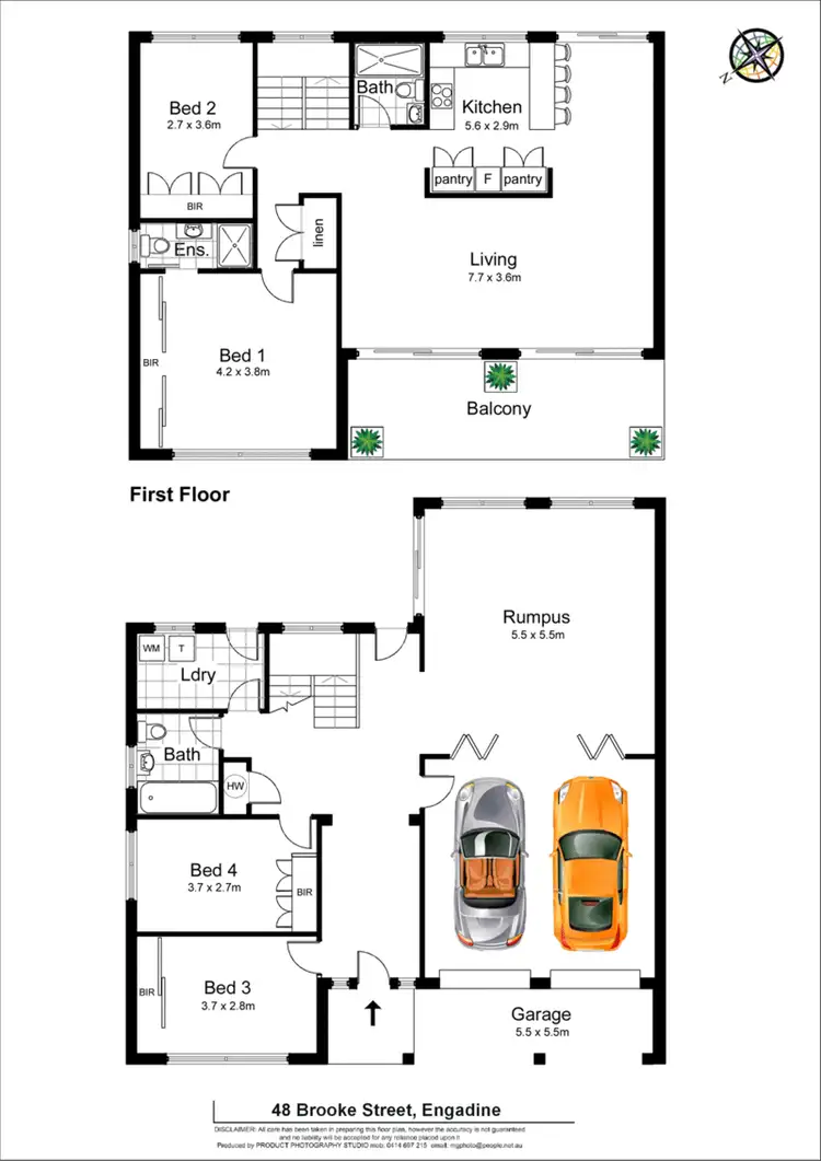 Floorplan of Homely house listing, 48 Brooke Street, Yarrawarrah NSW 2233