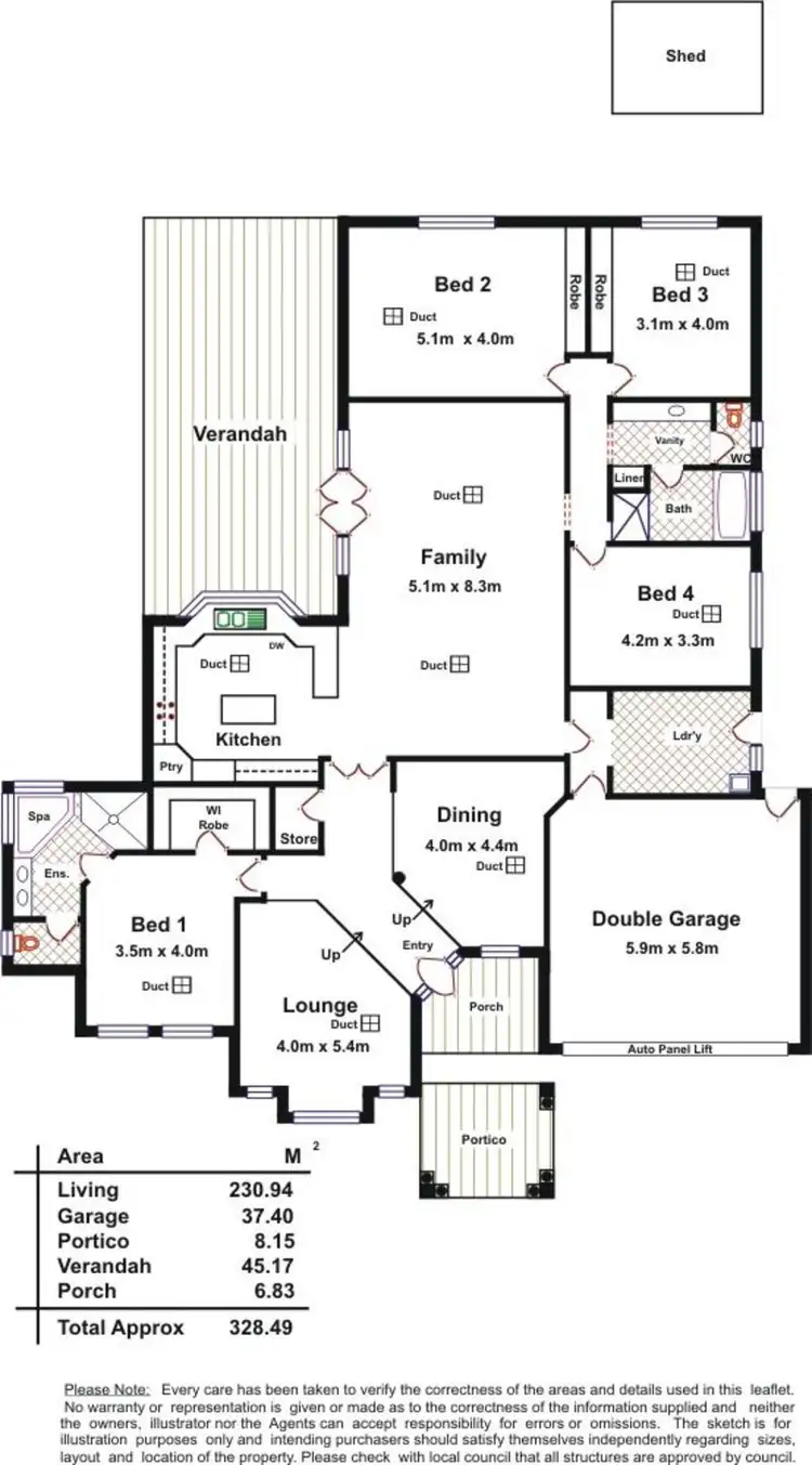 Floorplan of Homely house listing, Address available on request