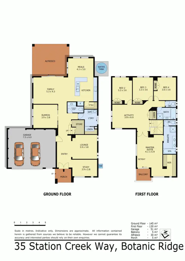 Floorplan of Homely house listing, 35 Station Creek Way, Botanic Ridge VIC 3977
