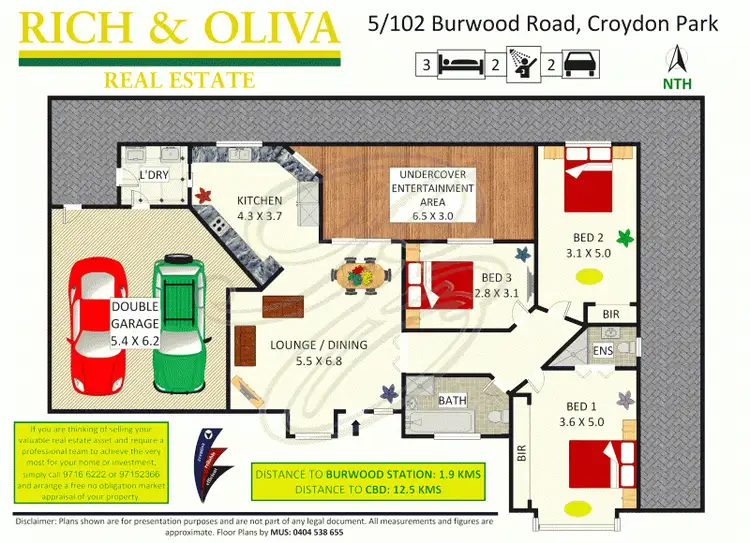 Floorplan of Homely villa listing, 5/102 Burwood Road, Croydon Park NSW 2133