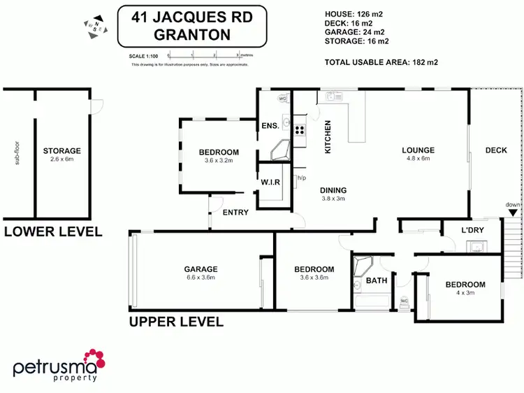 Floorplan of Homely house listing, 41 Jacques Road, Granton TAS 7030