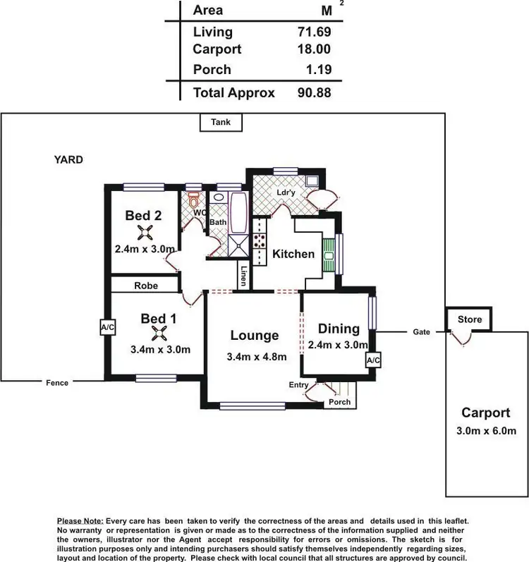 Floorplan of Homely unit listing, Address available on request