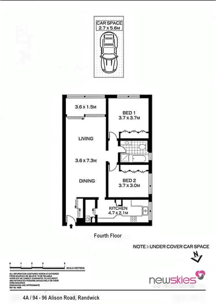 Floorplan of Homely apartment listing, 4A/94-96 Alison Road, Randwick NSW 2031