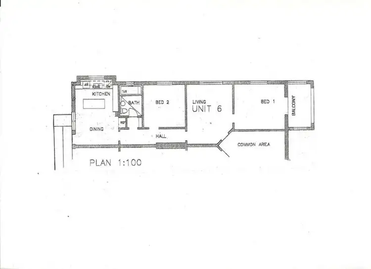 Floorplan of Homely unit listing, 6/22 Lamrock, Bondi Beach NSW 2026