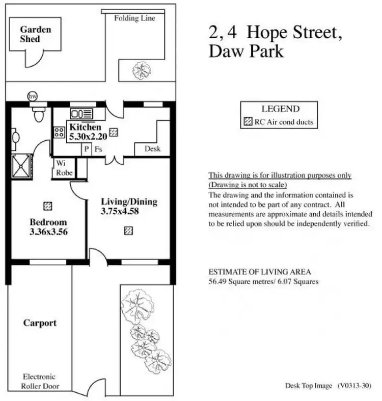 Floorplan of Homely unit listing, 2/4 Hope Street, Daw Park SA 5041