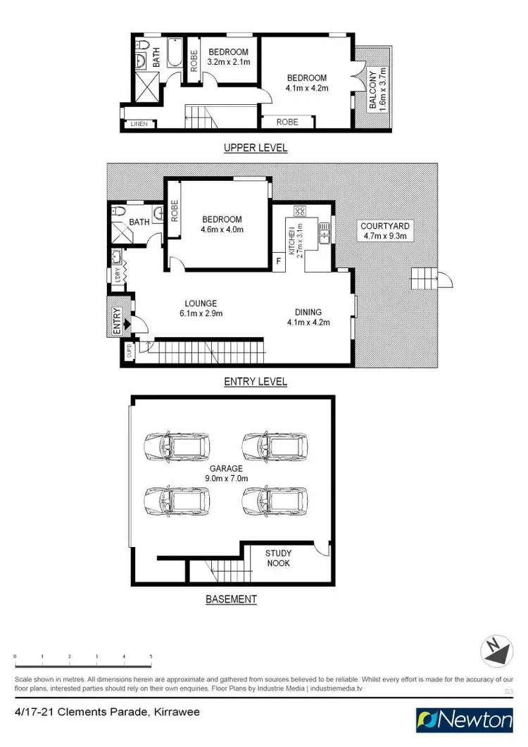 Floorplan of Homely townhouse listing, 4/17-21 Clements Parade, Kirrawee NSW 2232