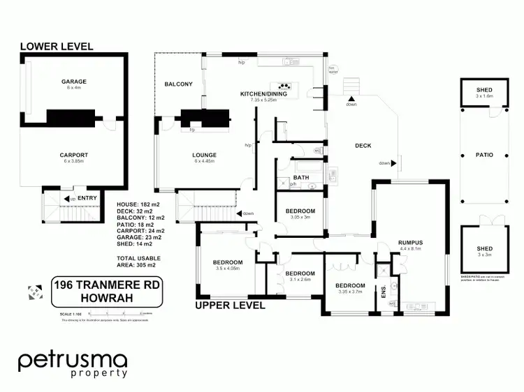 Floorplan of Homely house listing, 196 Tranmere Road, Howrah TAS 7018