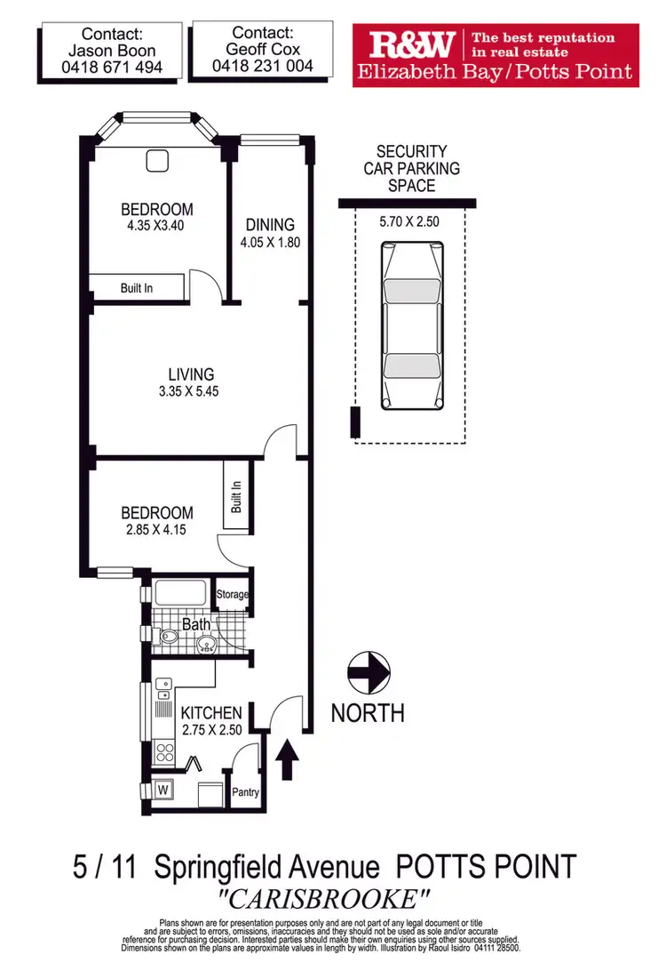 Floorplan of Homely apartment listing, 5/11 Springfield Avenue, Potts Point NSW 2011