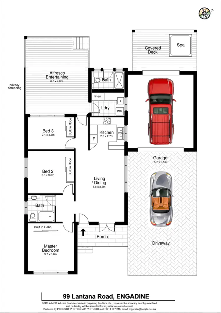 Floorplan of Homely house listing, 99 Lantana Road, Engadine NSW 2233