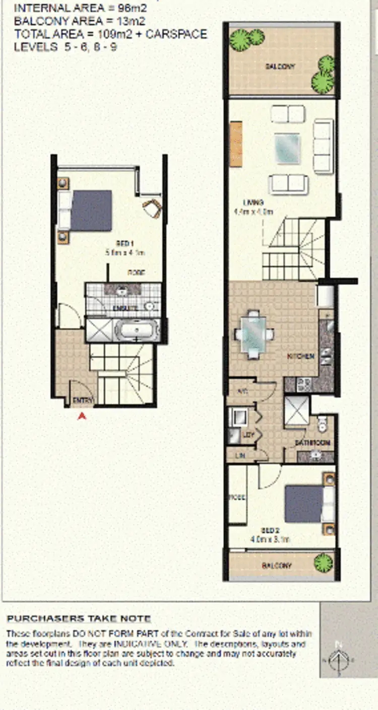 Floorplan of Homely apartment listing, 635/4 Lachlan Street, Waterloo NSW 2017