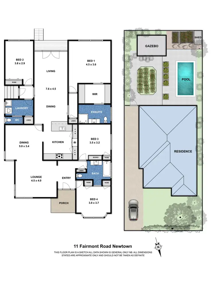 Floorplan of Homely house listing, 11 Fairmont Road, Newtown VIC 3220