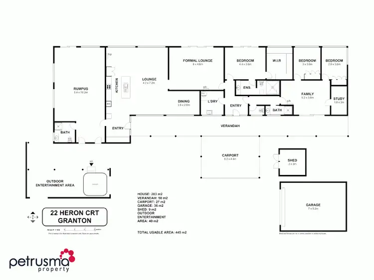 Floorplan of Homely house listing, 22 Heron Court, Granton TAS 7030