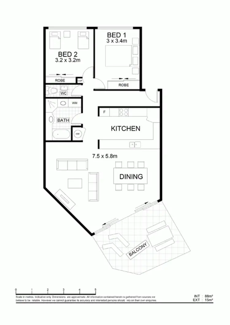 Floorplan of Homely house listing, 18/8 Byron Street, Byron Bay NSW 2481
