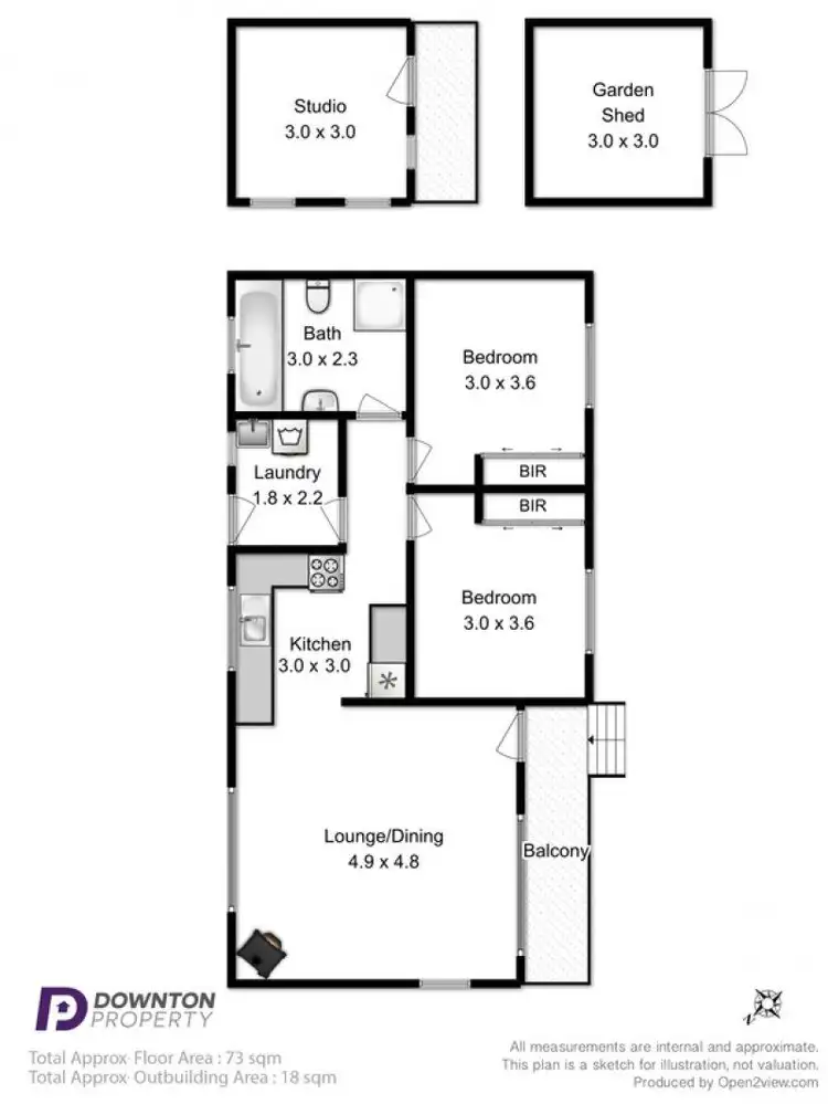 Floorplan of Homely house listing, 2 Woodtha Street, Carlton TAS 7173