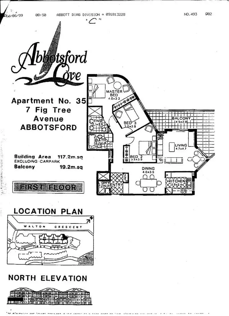 Floorplan of Homely apartment listing, 35/7 Figtree Avenue, Abbotsford NSW 2046