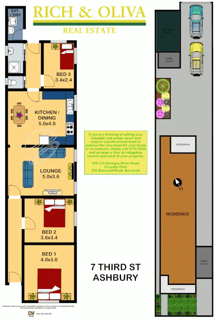 Floorplan of Homely house listing, 7 Third Street, Ashbury NSW 2193