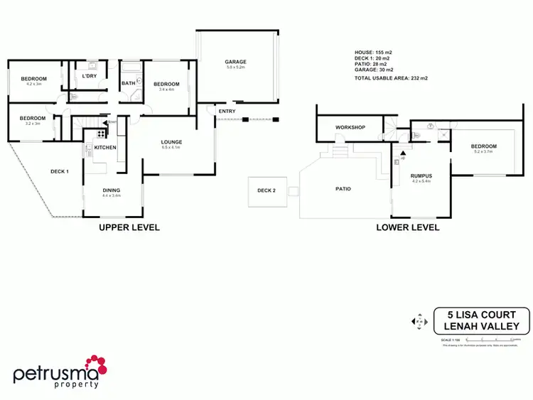 Floorplan of Homely house listing, 5 Lisa Court, Lenah Valley TAS 7008