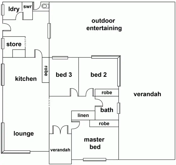 Floorplan of Homely house listing, 25 Lock Road (Lot 2, Haven VIC 3401