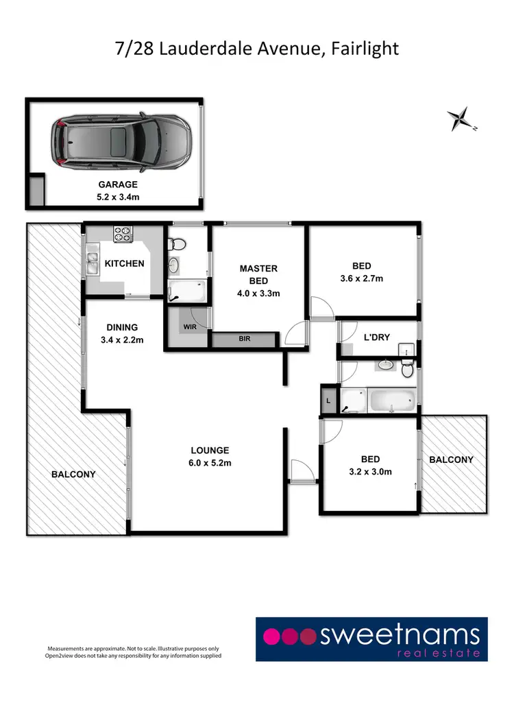 Floorplan of Homely apartment listing, 7/28 Lauderdale Ave, Fairlight NSW 2094