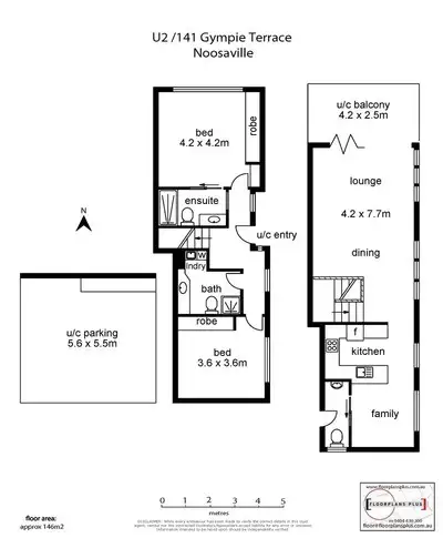 Floorplan of Homely unit listing, 2/141 Gympie Terrace, Noosaville QLD 4566