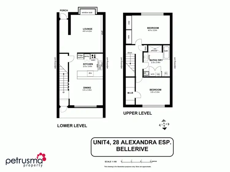 Floorplan of Homely townhouse listing, 4/28 Alexandra Esplanade, Bellerive TAS 7018