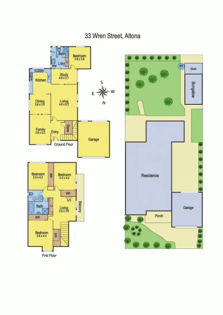 Floorplan of Homely house listing, 33 Wren Street, Altona VIC 3018