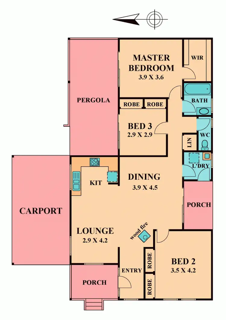 Floorplan of Homely house listing, 8 ROMANO DRIVE, Pyalong VIC 3521