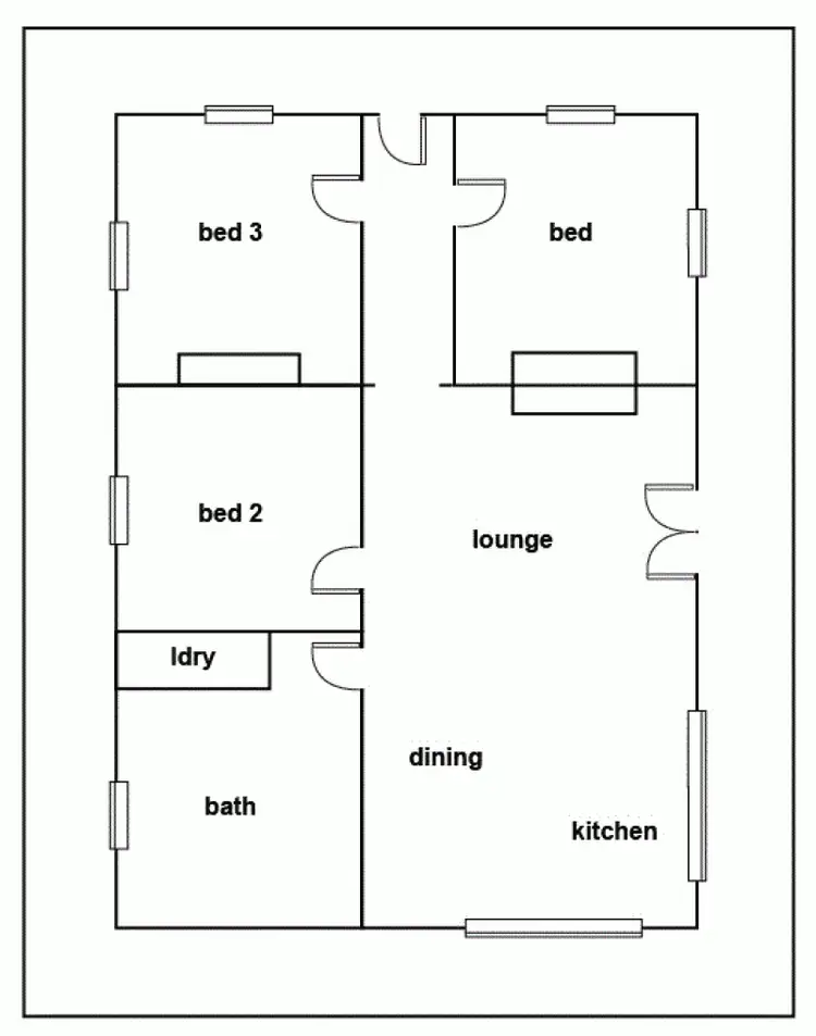 Floorplan of Homely house listing, 123 Keatings Road, Horsham VIC 3400
