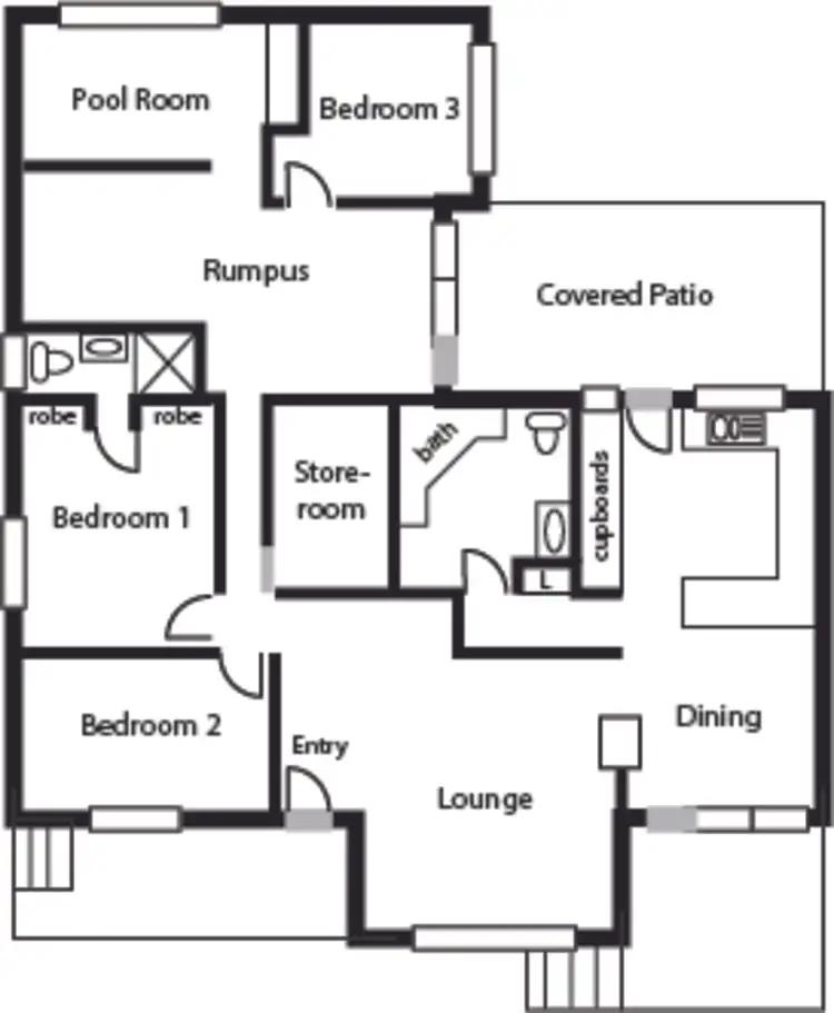 Floorplan of Homely house listing, 61 Kalgoorlie Crescent, Fisher ACT 2611
