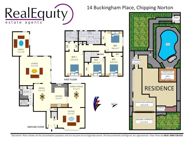 Floorplan of Homely house listing, 14 Buckingham Crescent, Chipping Norton NSW 2170