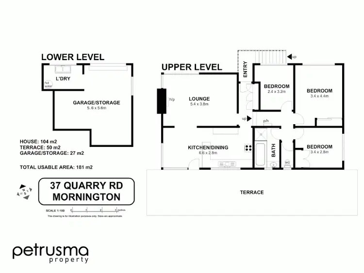 Floorplan of Homely house listing, 37 Quarry Road, Mornington TAS 7018