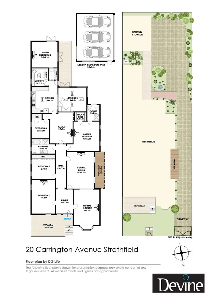 Floorplan of Homely house listing, 20 Carrington Avenue, Strathfield NSW 2135