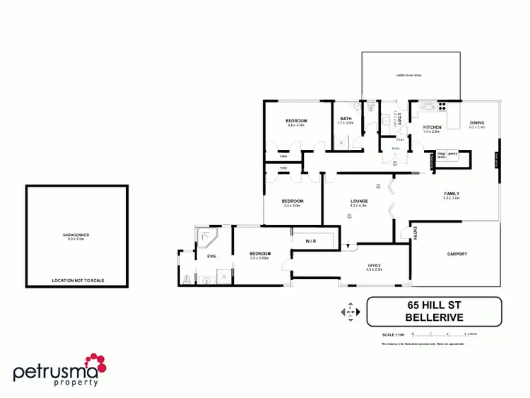 Floorplan of Homely house listing, 65 Hill Street, Bellerive TAS 7018