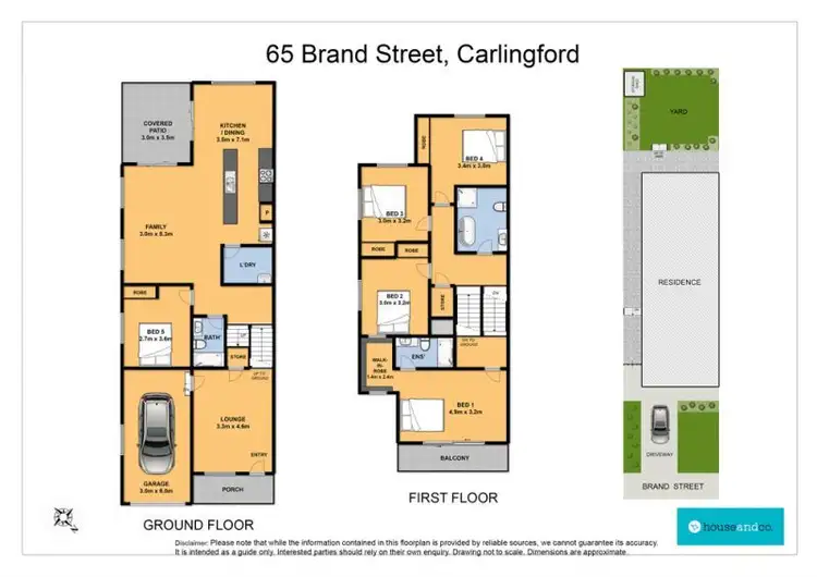 Floorplan of Homely house listing, 65 Brand Street, Carlingford NSW 2118