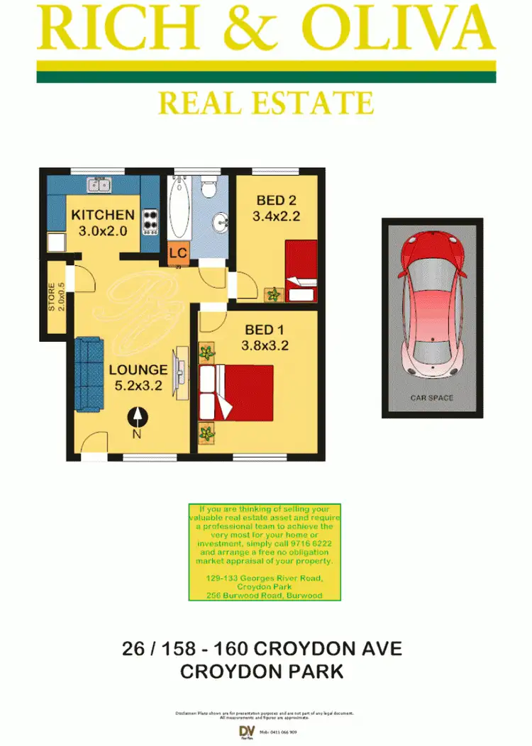 Floorplan of Homely apartment listing, 26/158-160 Croydon Avenue, Croydon Park NSW 2133