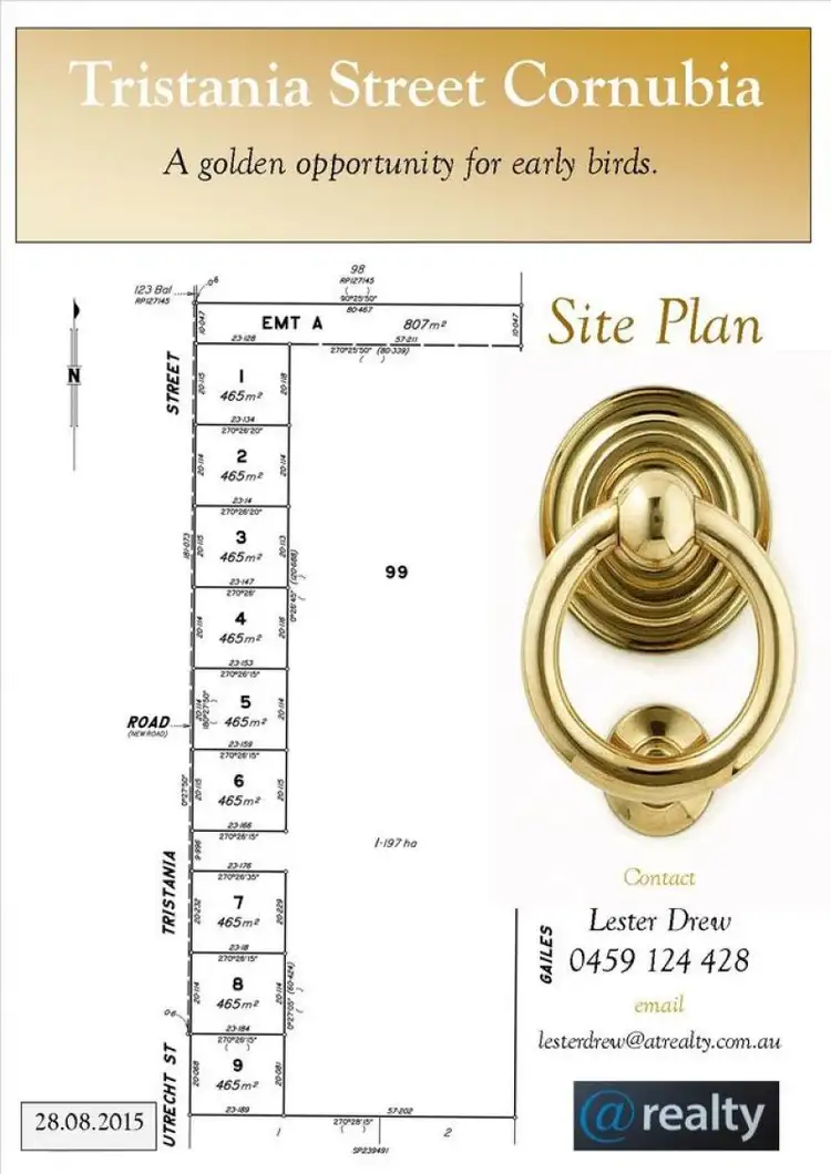 Floorplan of Homely land listing, 8 Tristania Street, Cornubia QLD 4130