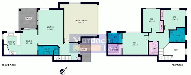 Floorplan of Homely semi-detached listing, 3/91-95 Highs Road, West Pennant Hills NSW 2125