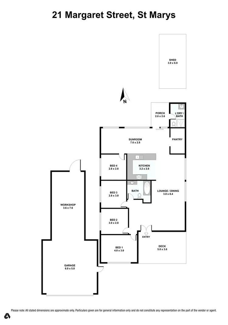 Floorplan of Homely house listing, 21 Margaret Street, St Marys NSW 2760
